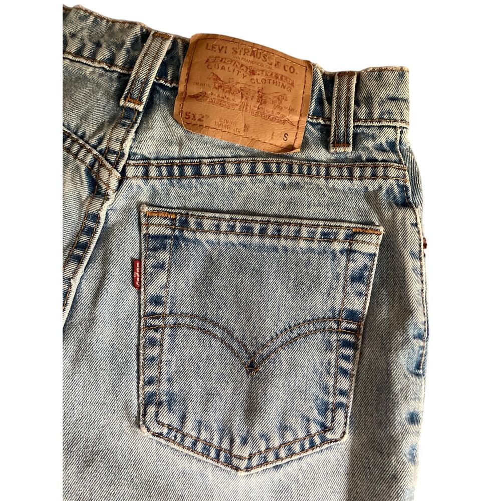 Levi’s 512Frayed cutoff Shorts size 5 - Picture 7 of 10